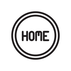 Keyword Icon In Line Style