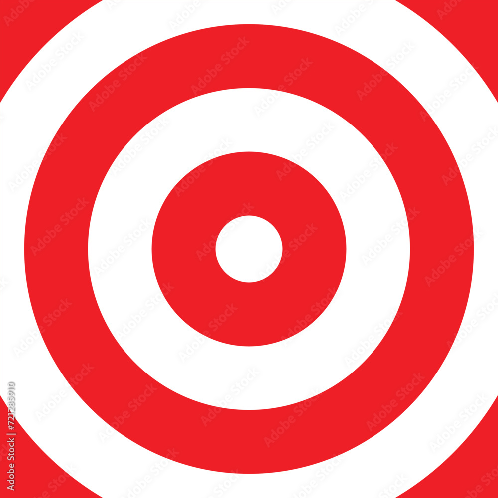 Poster abstract repeatable seamless red white circle pattern.