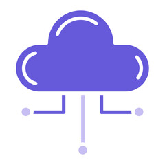 Cloud Computing Icon of Web Hosting iconset.