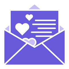 Love Letter Icon of Wedding iconset.