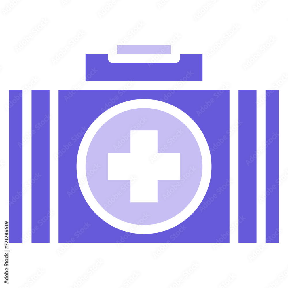 Wall mural First Aid Kit Icon of Firefighter iconset.