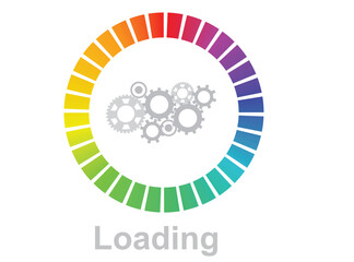 Loading icon set. vector illustration