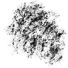 black water dot sprad  for art
