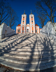 Catholic church in Mariagyud, Hungary - 721296379