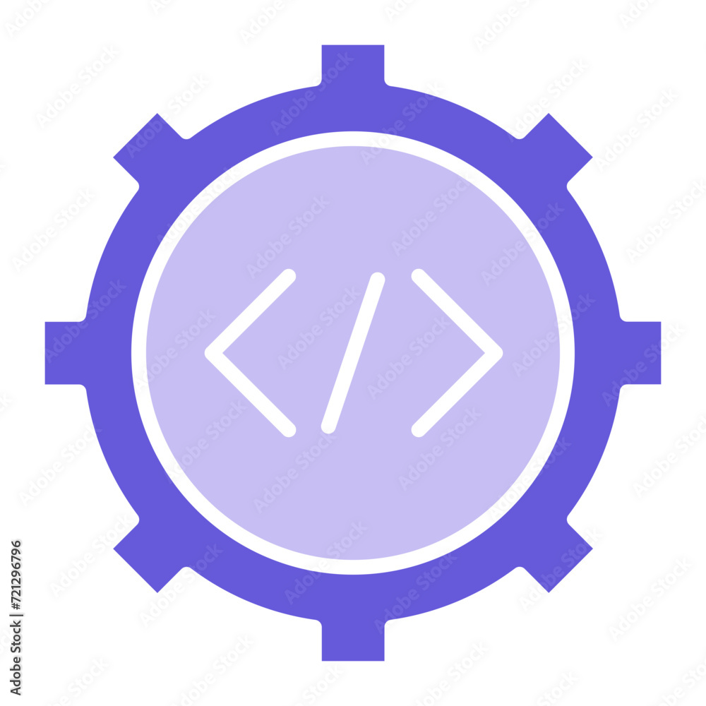 Sticker custom code implementation icon