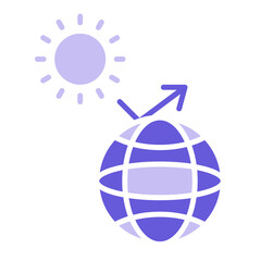 Greenhouse Effect Icon of Renewable Energy iconset.