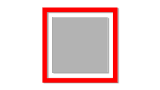 Couple picture photo frames mockup, wall presentation, black and white thin rectangular horizontal frame with shadow, two horizontal blank frame border mockup - photo frames sets.