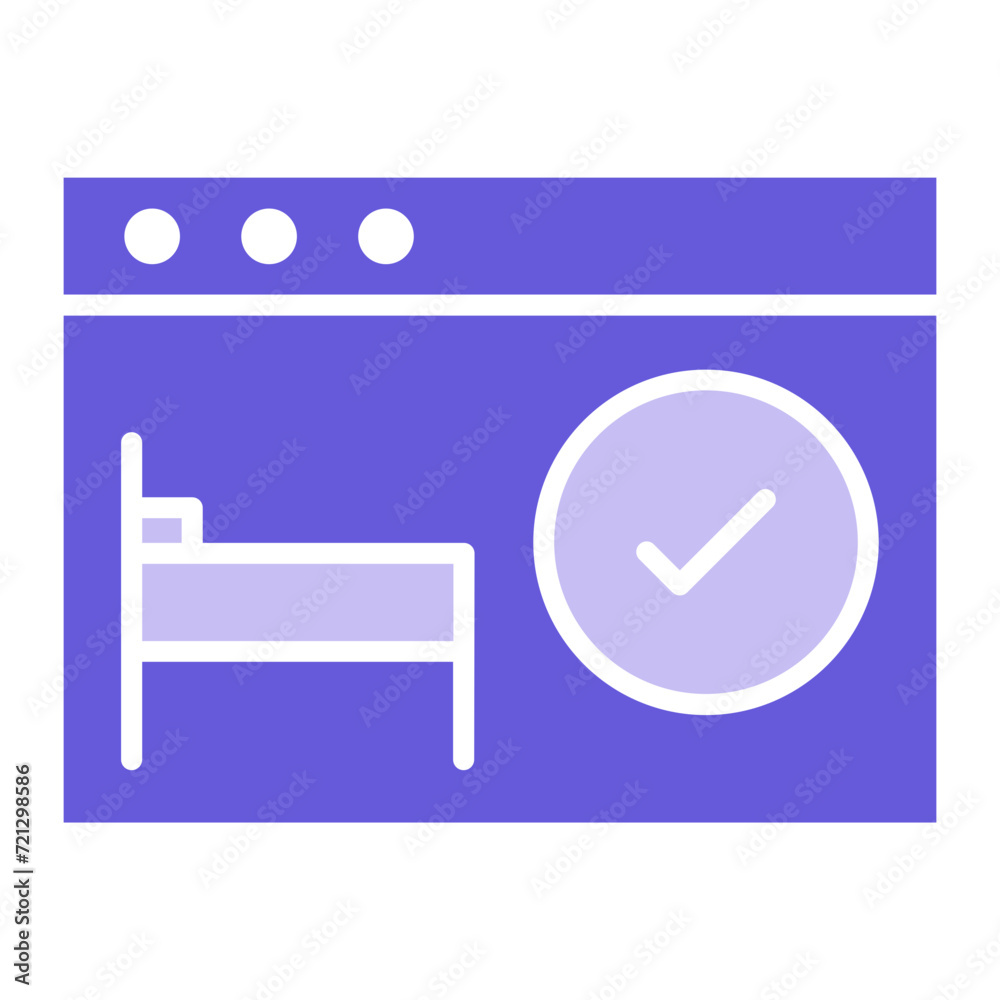 Wall mural Room Availability Icon of Hotel Management iconset.