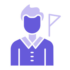 Tour Guide Icon of Hotel Management iconset.