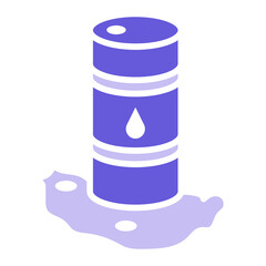 Oil Spill Icon of Petrol Industry iconset.