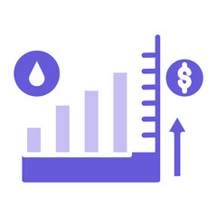 Oil Price Increase Icon of Petrol Industry iconset.