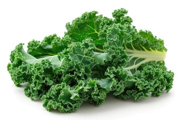 Obraz premium kale isolated kitchen table professional advertising food photography
