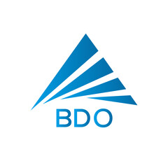 BDO Letter logo design template vector. BDO Business abstract connection vector logo. BDO icon circle logotype.
