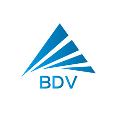 BDV Letter logo design template vector. BDV Business abstract connection vector logo. BDV icon circle logotype.
