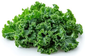 Fototapeta premium kale isolated kitchen table professional advertising food photography