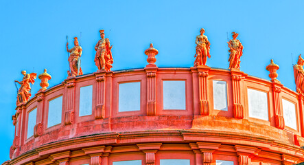 Schloss Biebrich in Wiesbaden, Hessen (Deutschland)