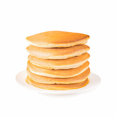 Homemade American pancakes. Healthy morning breakfast