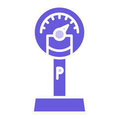 Parking Meter Icon of Smart City iconset.