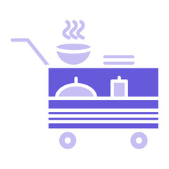 Airplane Food Trolley Icon of Aviation iconset.