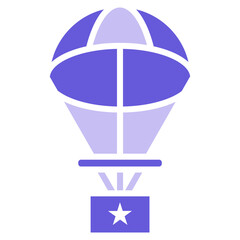 Army Parachute Icon of Military iconset.