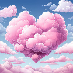 pink clouds