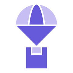 Parachute Delivery Icon of Delivery and Logistics iconset.