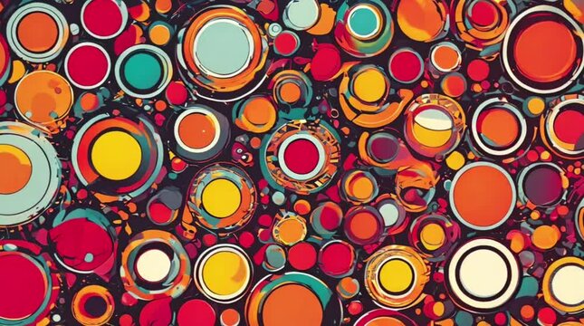 background with circles