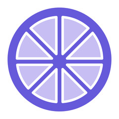 Obraz premium Lemon Icon of Autumn iconset.