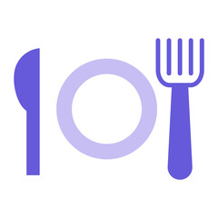 Fototapeta premium Dinner Icon of Funeral iconset.