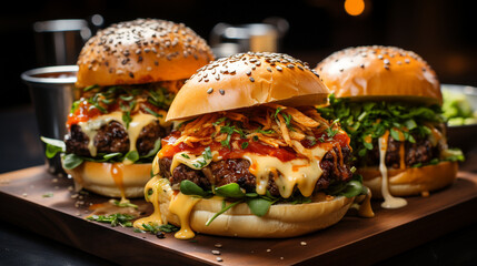 Mouthwatering Burgers and Sliders