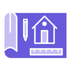 House Plan Icon of Real Estate iconset.