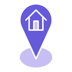 House Location Icon of Real Estate iconset.