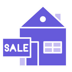 House for Sale Icon of Real Estate iconset.