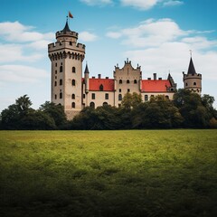 Fototapeta na wymiar castle in the country