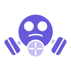 Gas Mask Icon of Nuclear Energy iconset.