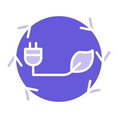 Green Energy Icon of Sustainable Energy iconset.
