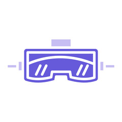 VR Glasses Icon of Online Game iconset.