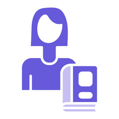 Female Teacher Icon of Learning iconset.