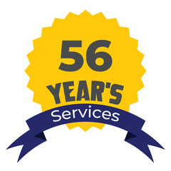 56 Year's of services 