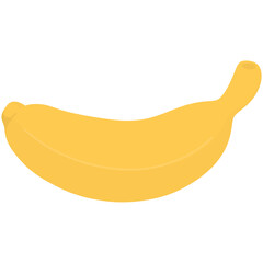 Yellow banana illustration