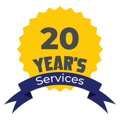 20 Year's of services 