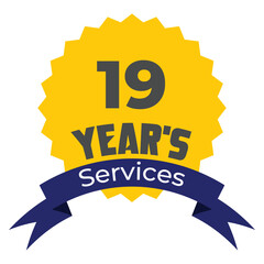 19 Year's of services 