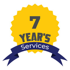 7 Year's of services 