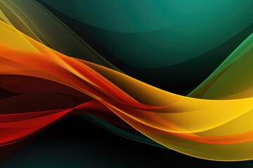 Abstract background awareness day red, green and yellow for black history month