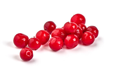 Cranberry, isolated on white background. High resolution image.