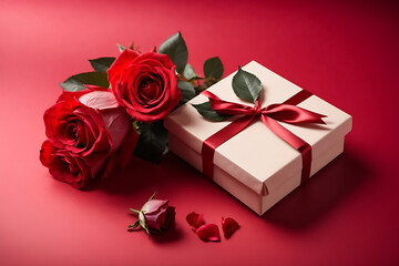 Valentine's Gift Box with Roses