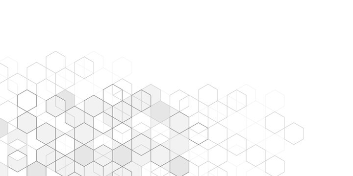 Abstract geometric technological background. Linear drawing. Vector illustration.