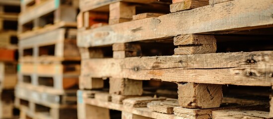 Strong and Sturdy: Wooden Pallets for Efficiently Transporting Building Materials