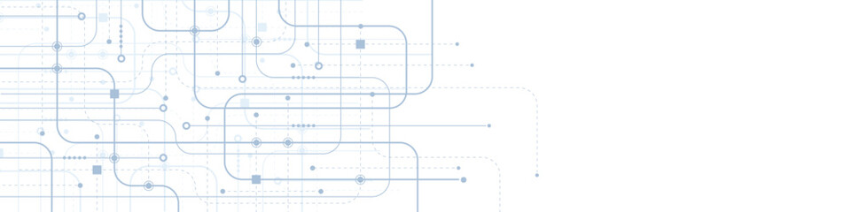 Linear geometric drawing. Abstract white background from lines. Vector illustration.