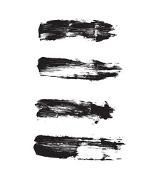 Paint Brush Strokes Set. Graphic element for vector graphics.